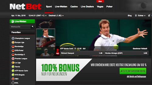 Netbet Wettprogramm